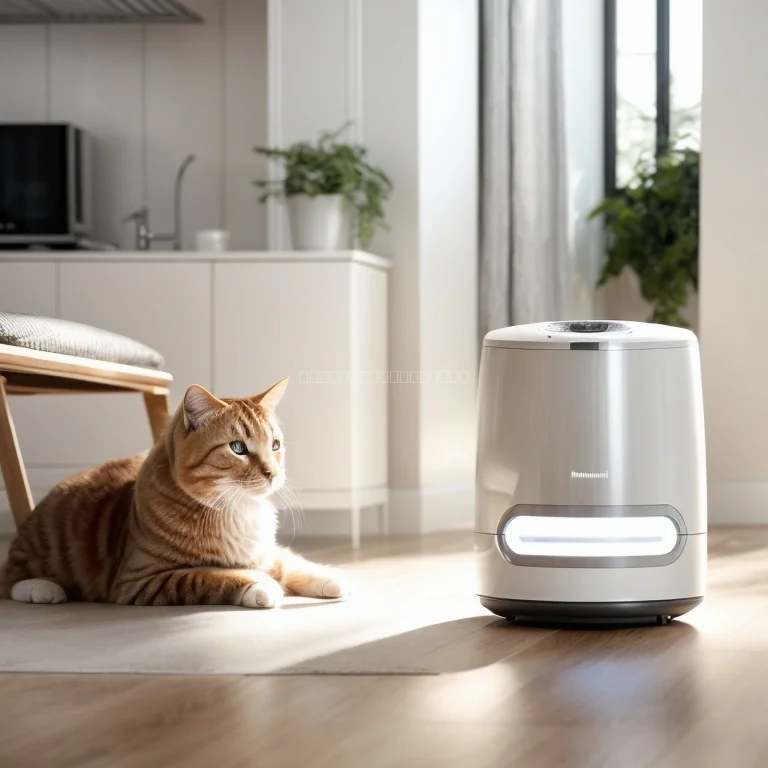 Robotic vacuum cleaner navigating living room